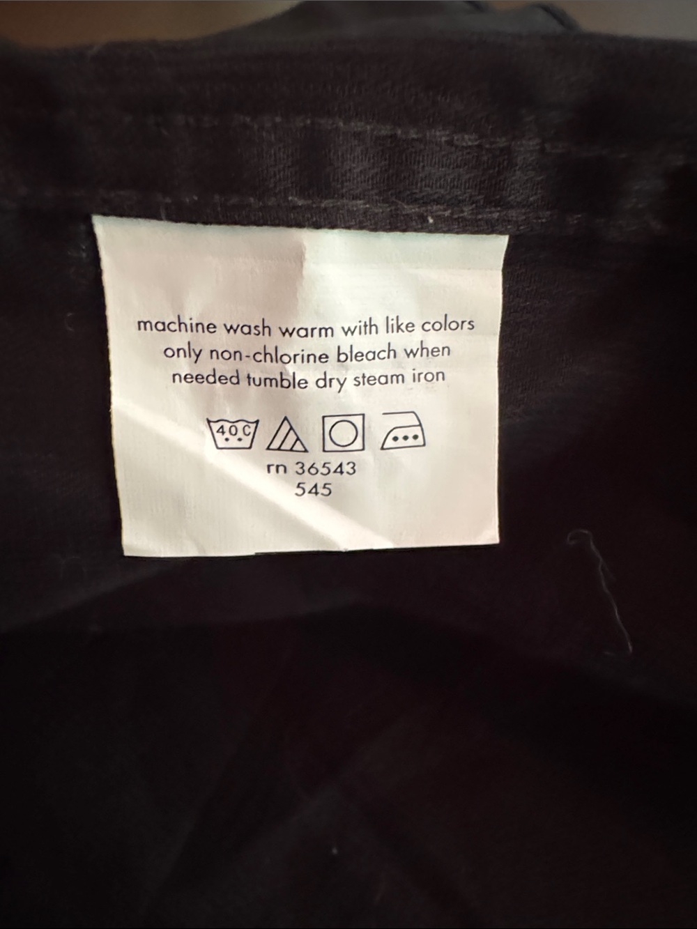 Calvin Klein Men’s Black Button-Up Dress Shirt - Picture 6 of 6